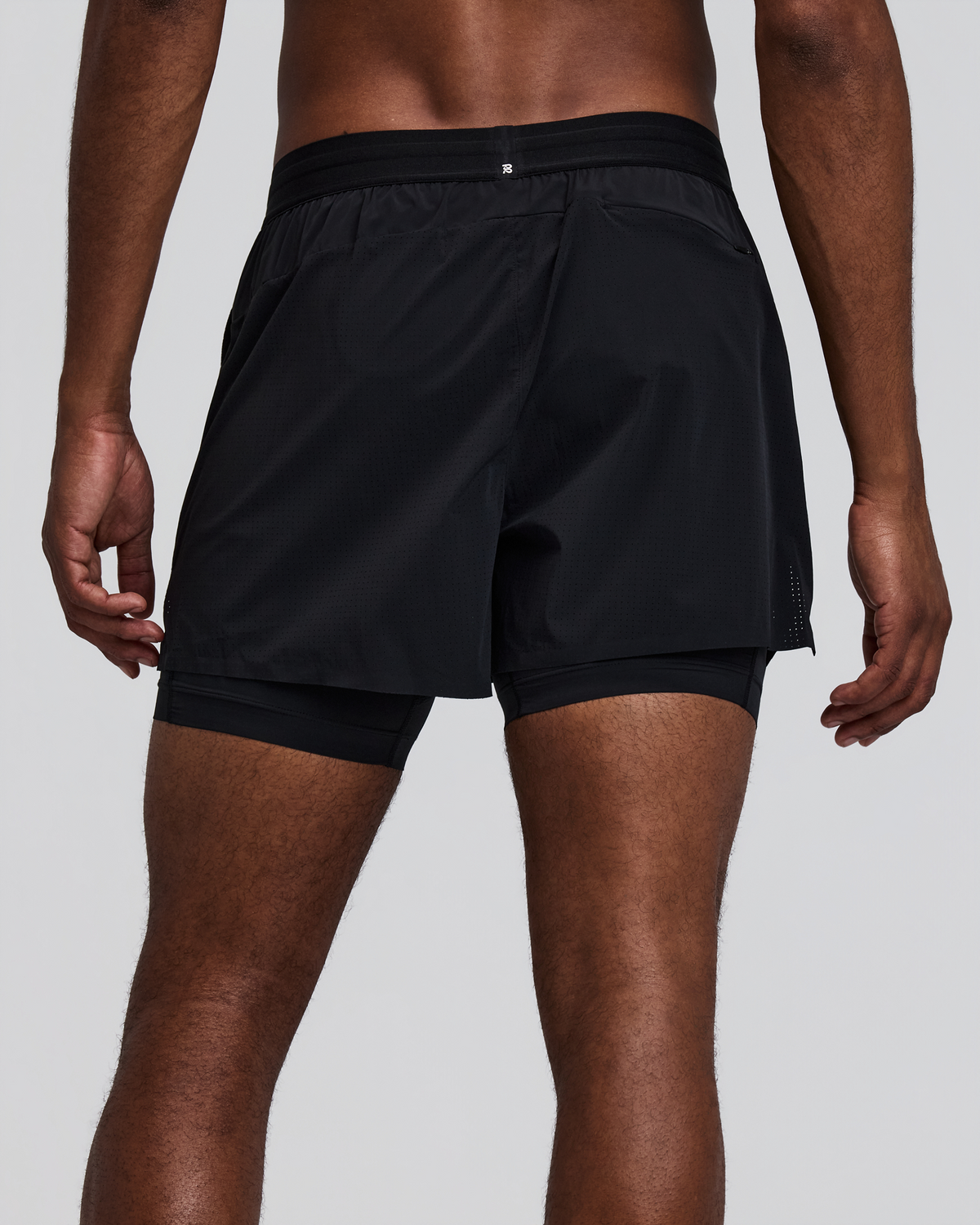 Men's Vento™ 2-In-1 Run Short - Black