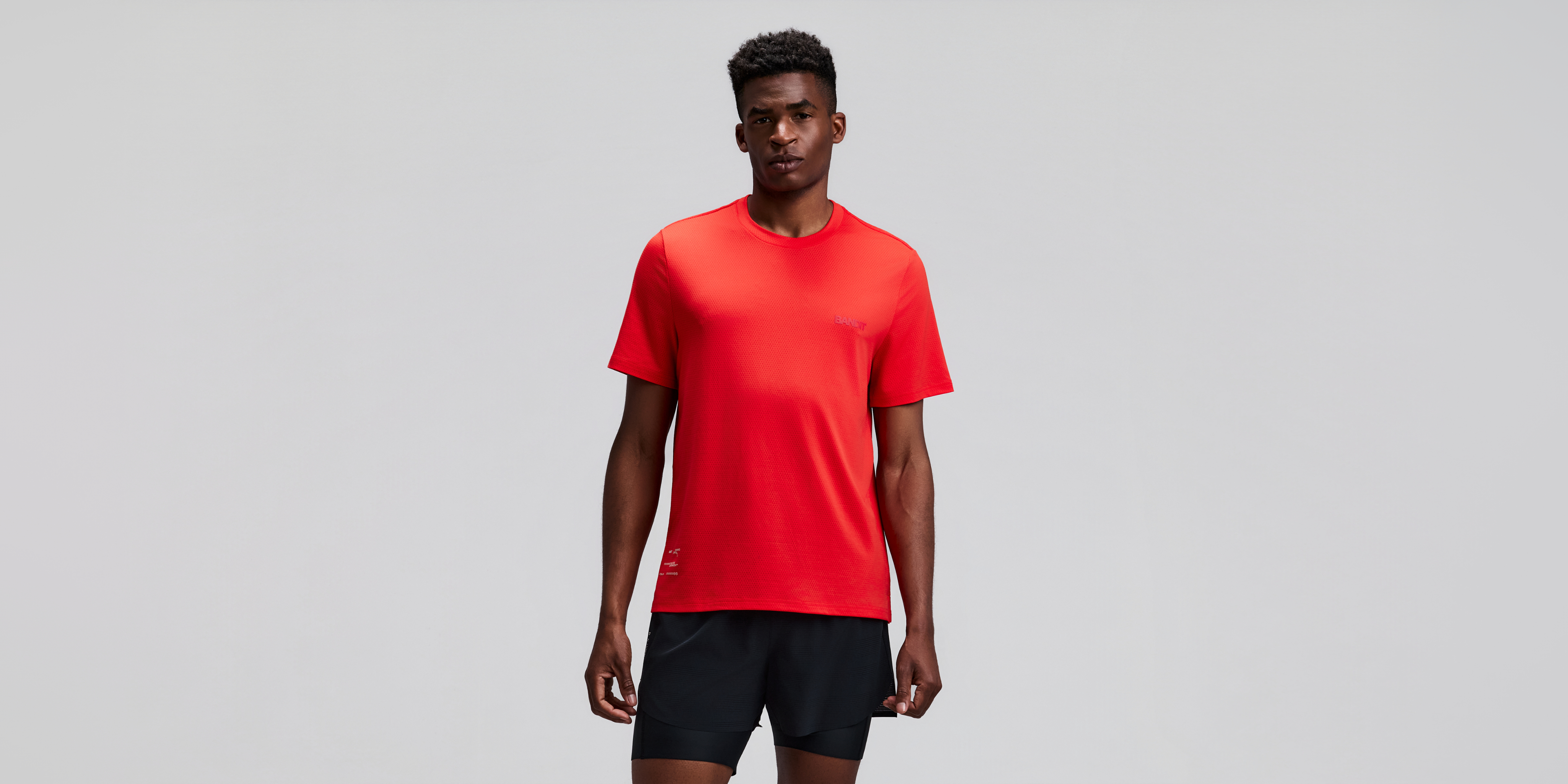 Men's Micromesh™ Short Sleeve Run Tee - Poppy