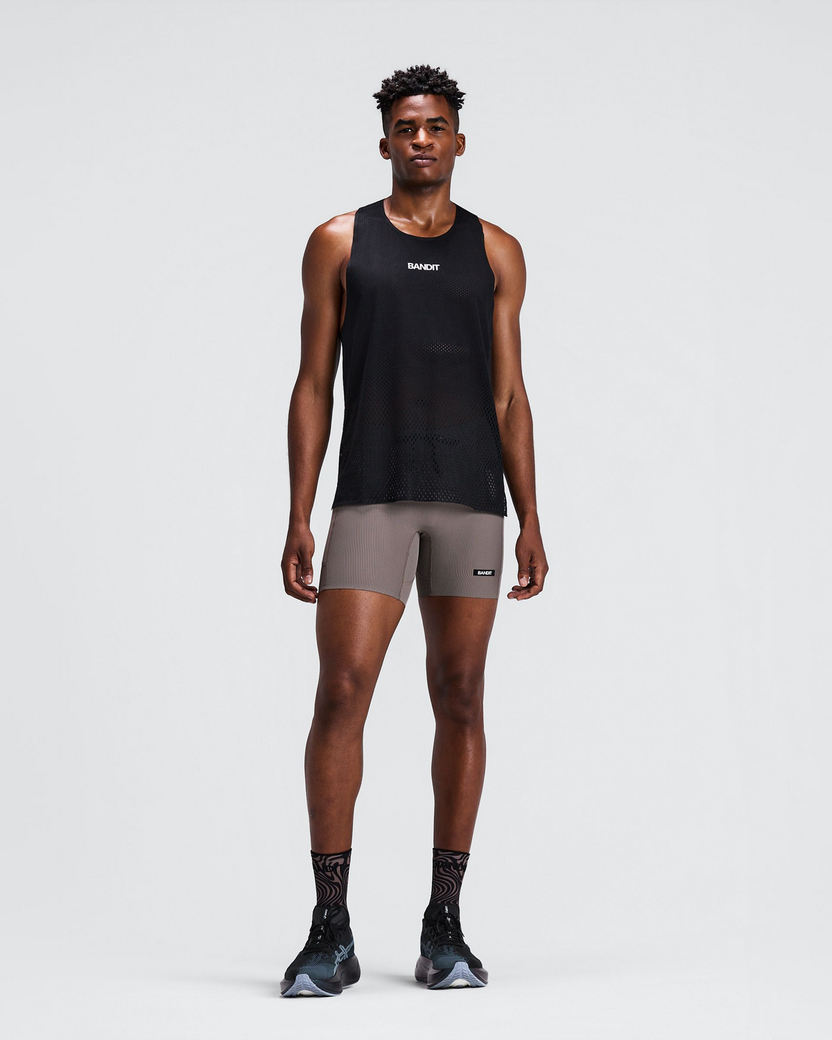 Men's Shredder™ Race Singlet - Black