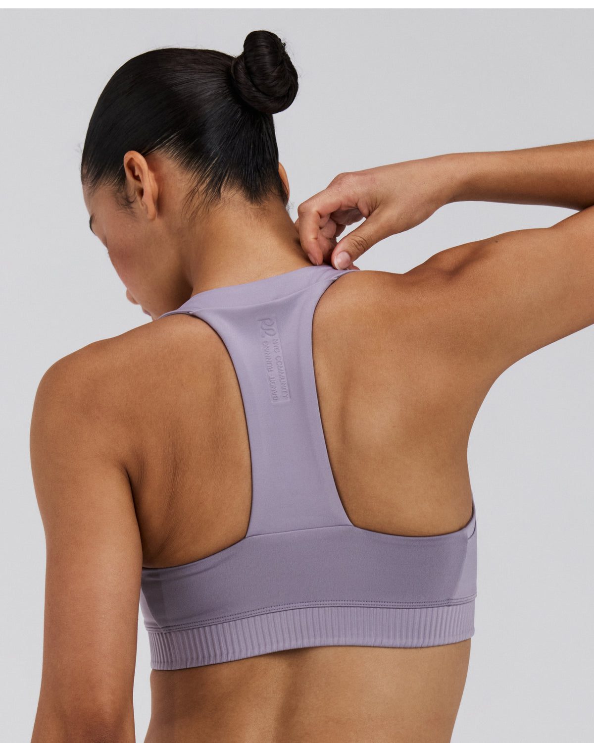 Women's Stamina-V™ Square Neck Run Bra - Violet Fog