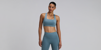 Thumbnail of Women's Stamina-V™ Square Neck Run Bra - Tranquil Blue
