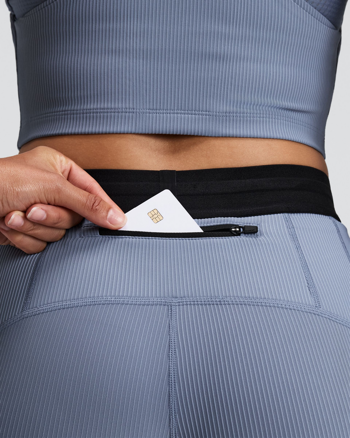 Women's Striped Cadence™ 5" Compression Shorts - Pavilion Blue / Steel Horizon