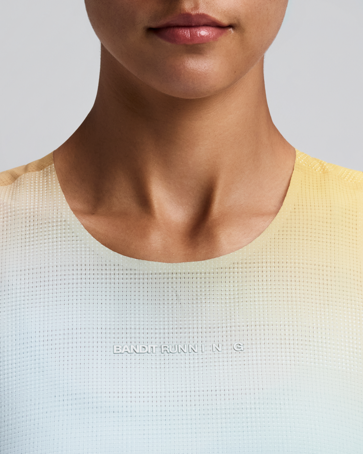 Women's CoolGrid™ Race Singlet - Lagoon Multi