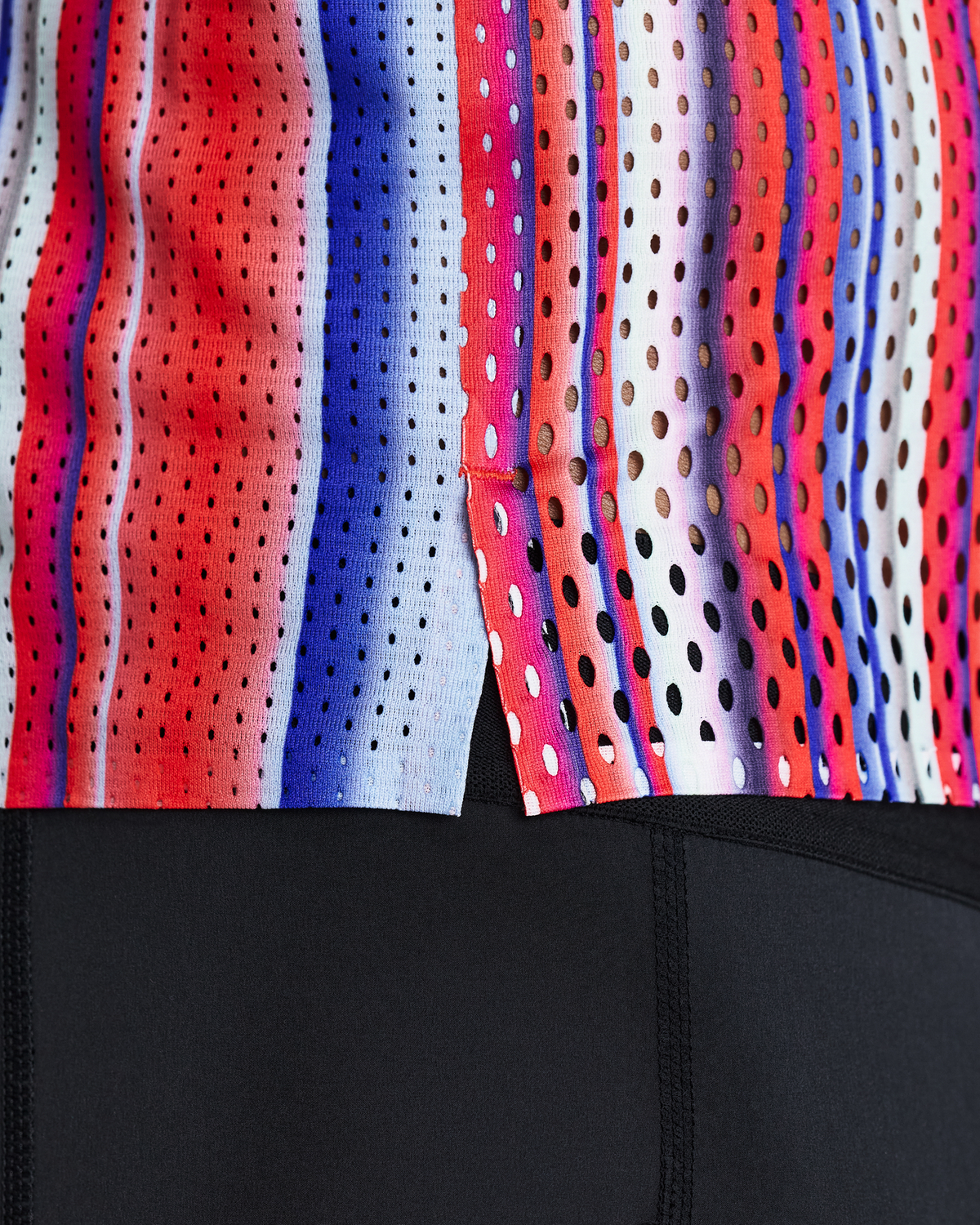 Men's Shredder™ Shorty Race Singlet - Melted Stripe Gradient