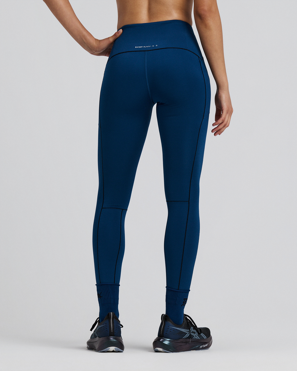 Women's Stamina-V™ High Waist Leggings - Ink Blue