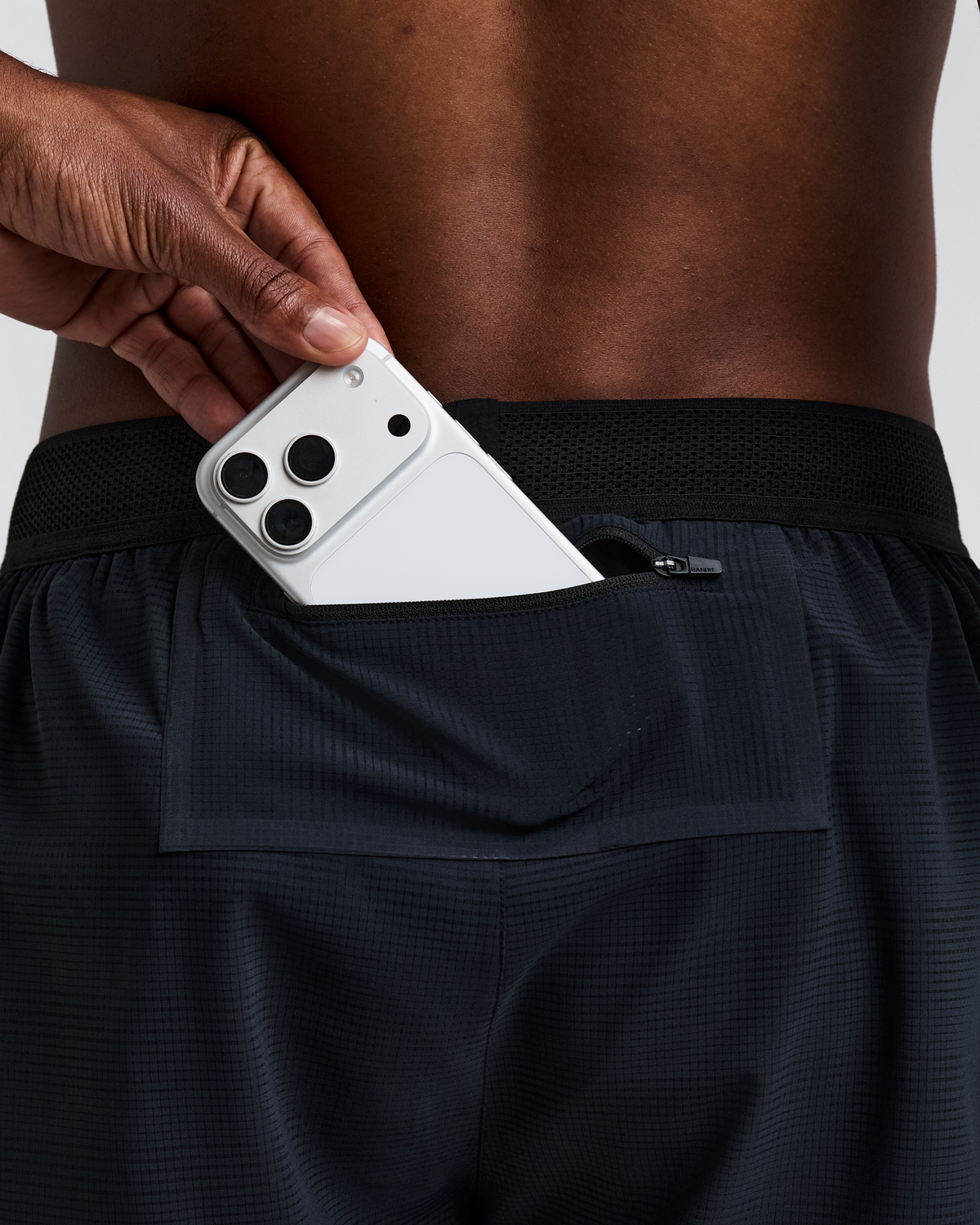 Men's CoolGrid™ 3" Split Short - Black