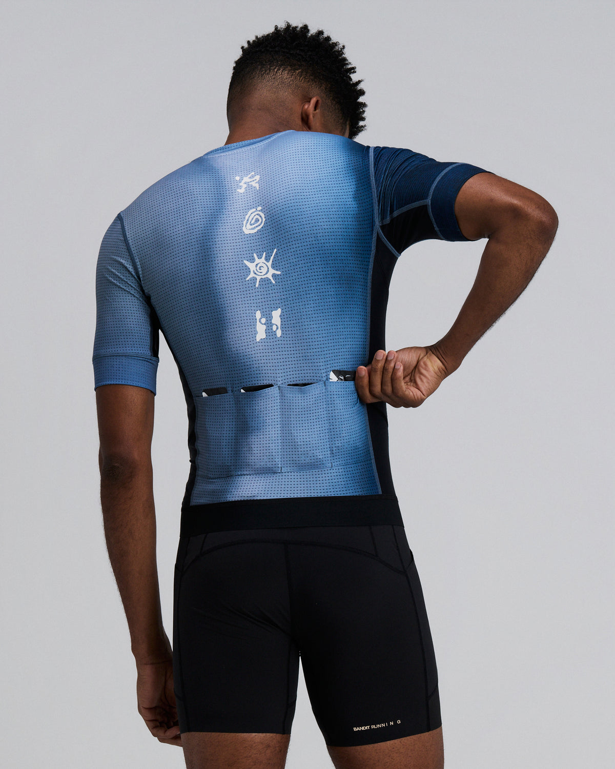 Men's GeoMesh™ Race Top - Tranquil Blue