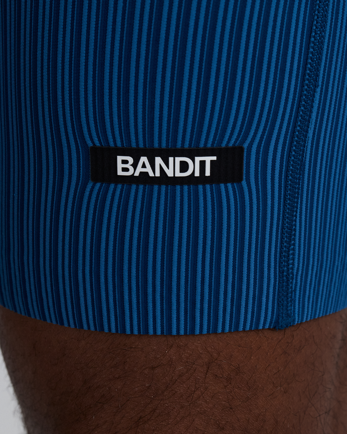 Men's Striped Cadence™ 7 Pocket Lined Half Tights - Ink Blue / Aegean