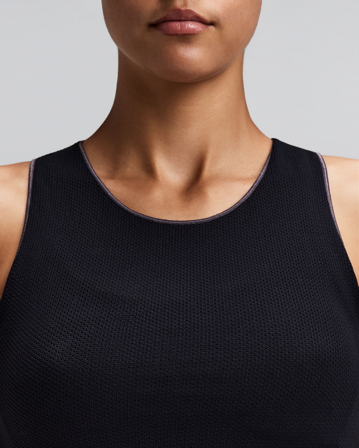 Women's StretchKnit™ Pop Stitch™ Run Tank - Black