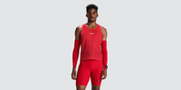 Thumbnail of Men's Shredder™ Shorty Race Singlet - Oxide Red