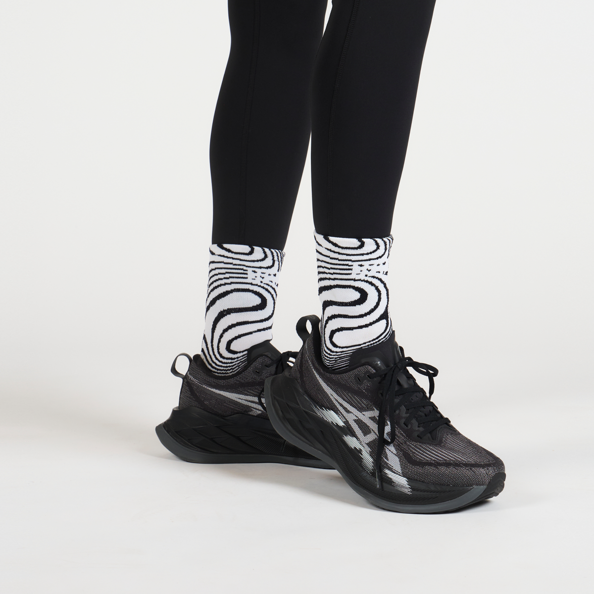 Lite Run™ Jacquard Socks - Topograph - 2 Pack