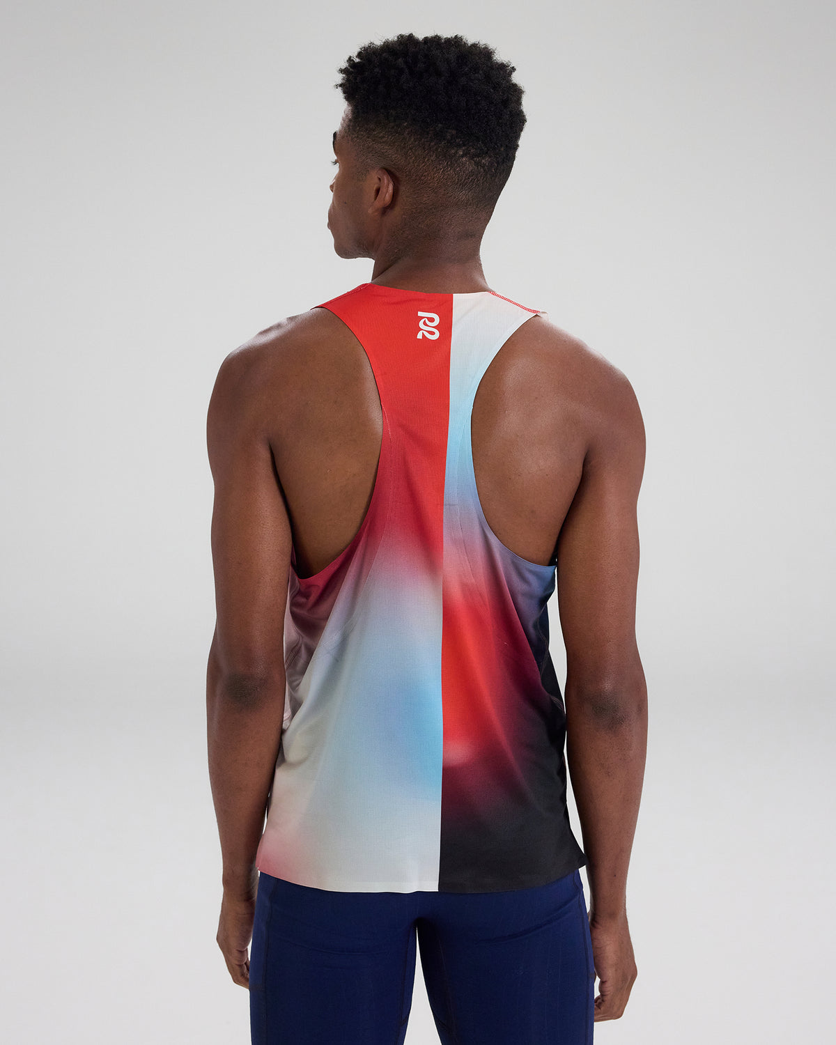 Drift™ Racing Singlet - Vintage Blue Gradient