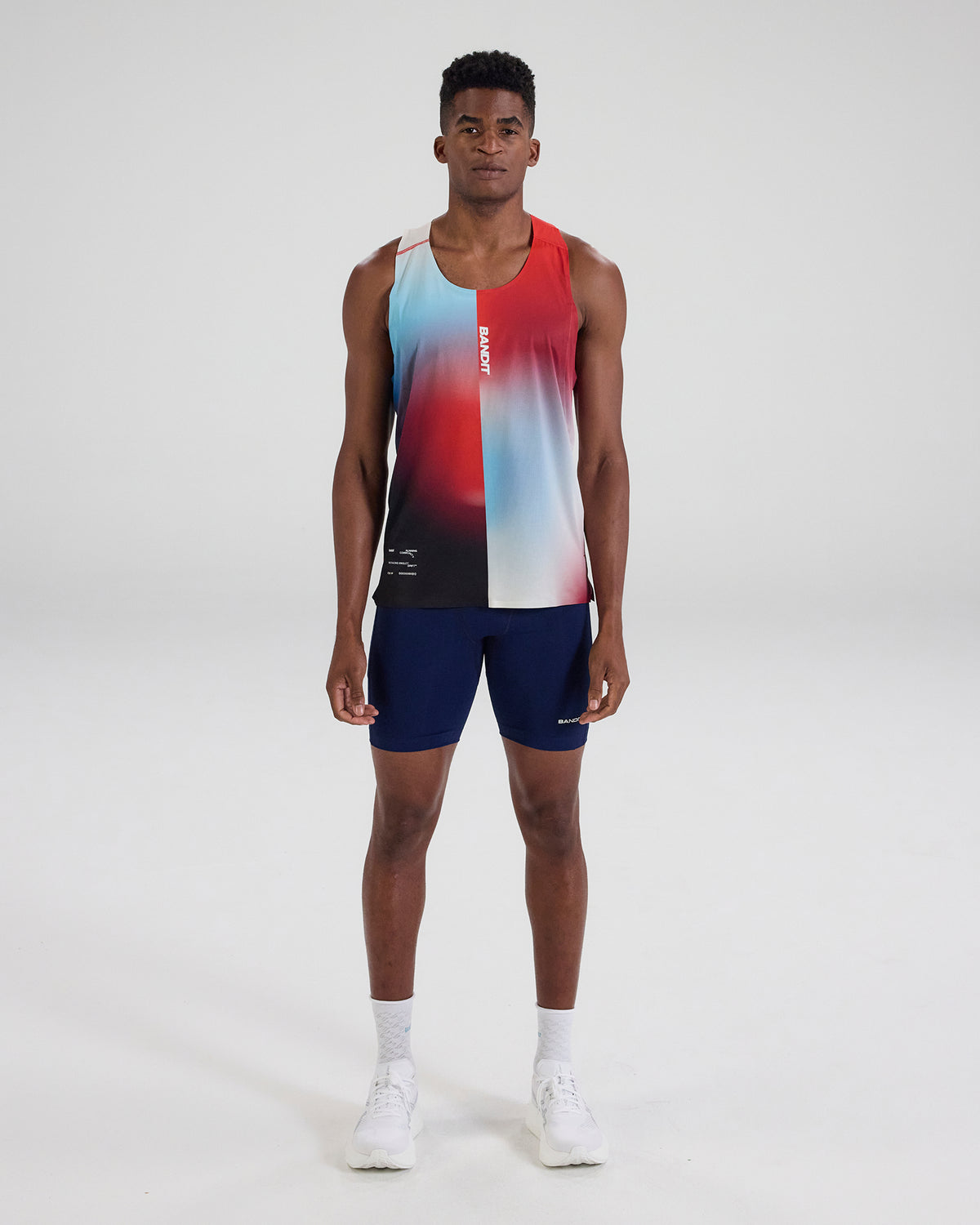 Drift™ Racing Singlet - Vintage Blue Gradient