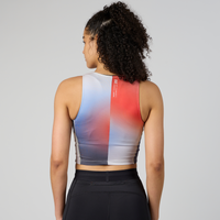 Thumbnail of Ares Flex™ Zip Front Race Crop - Split Gradient
