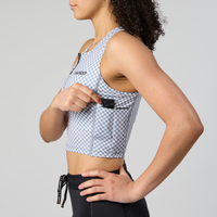 Thumbnail of Ares Flex™ Zip Front Race Crop - Current Check