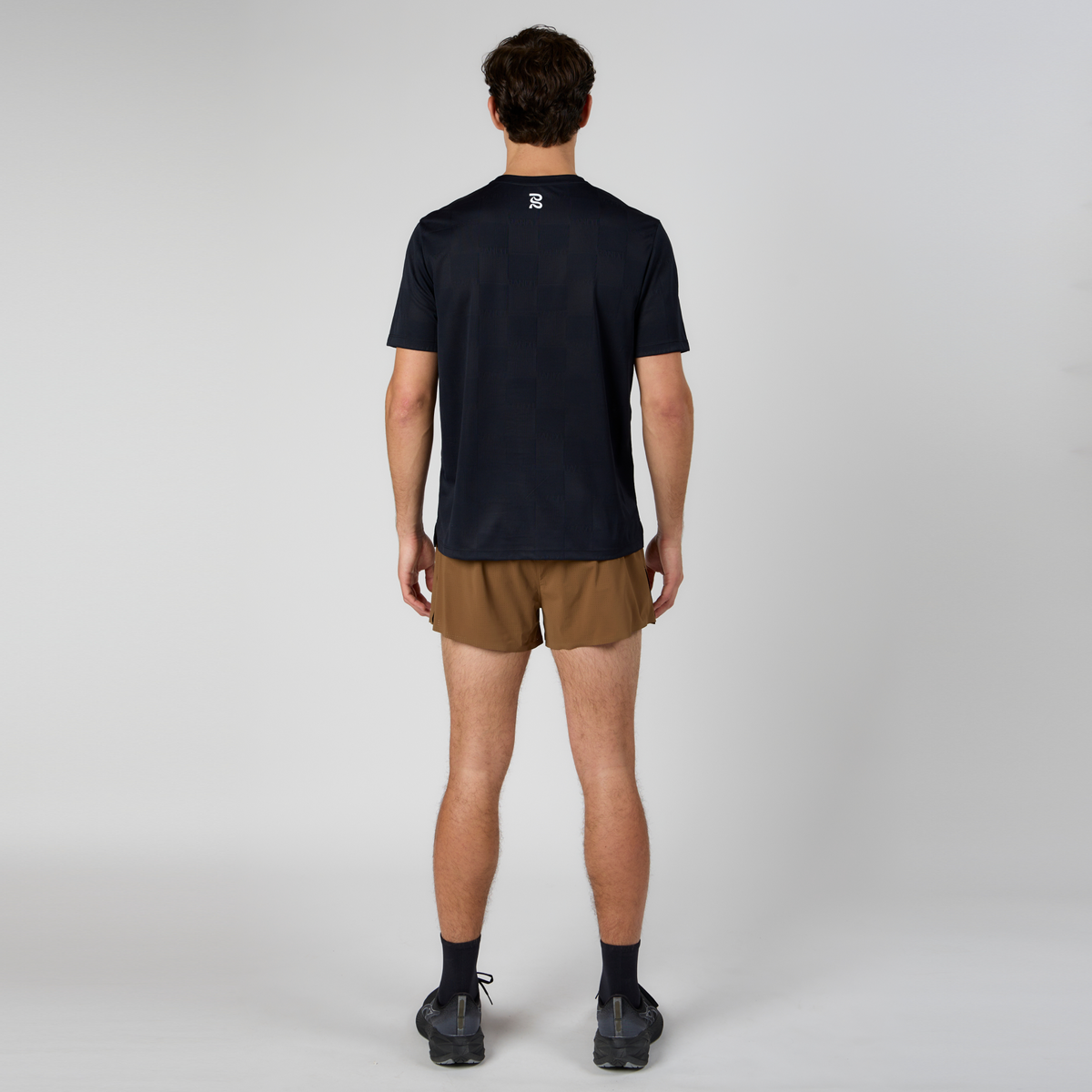 Bandit Cheque Jacquard Tee - Unisex, Black