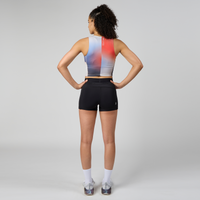 Thumbnail of Ares Flex™ Zip Front Race Crop - Split Gradient
