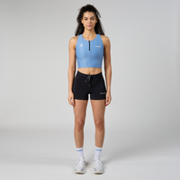 Thumbnail of Ares Flex™ Zip Front Race Crop - Skyline