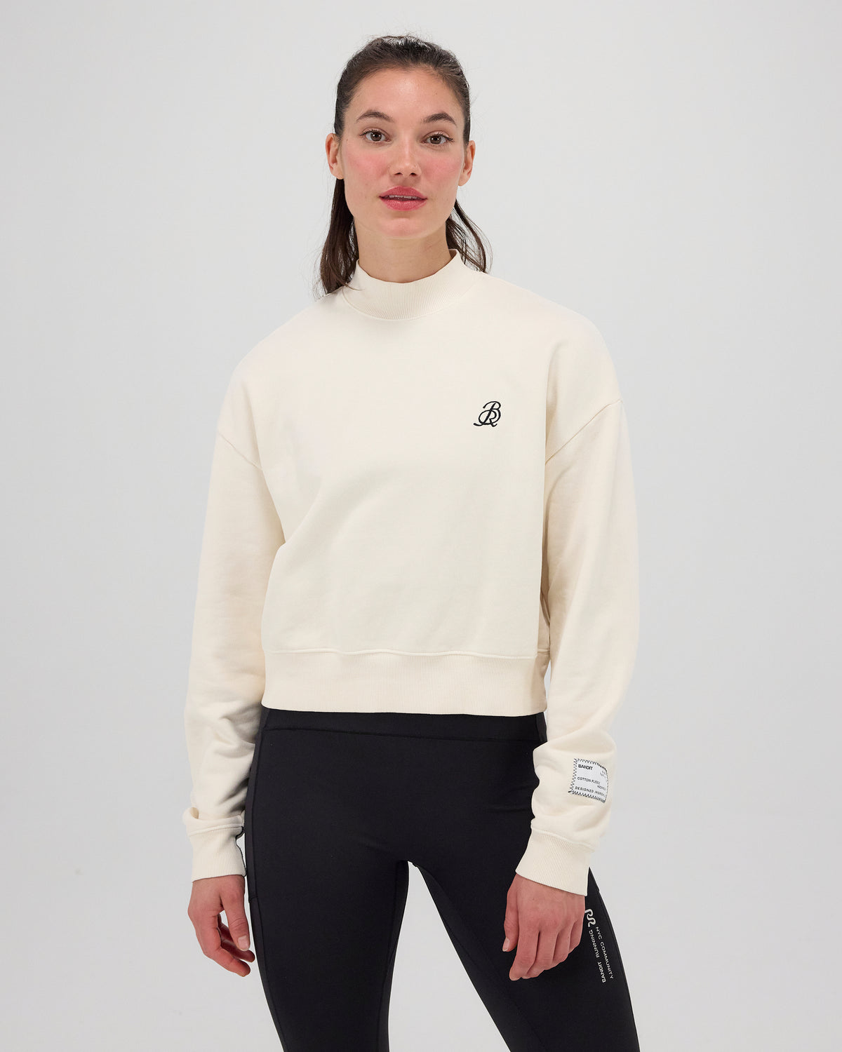 Cropmock™ Pullover - Cream