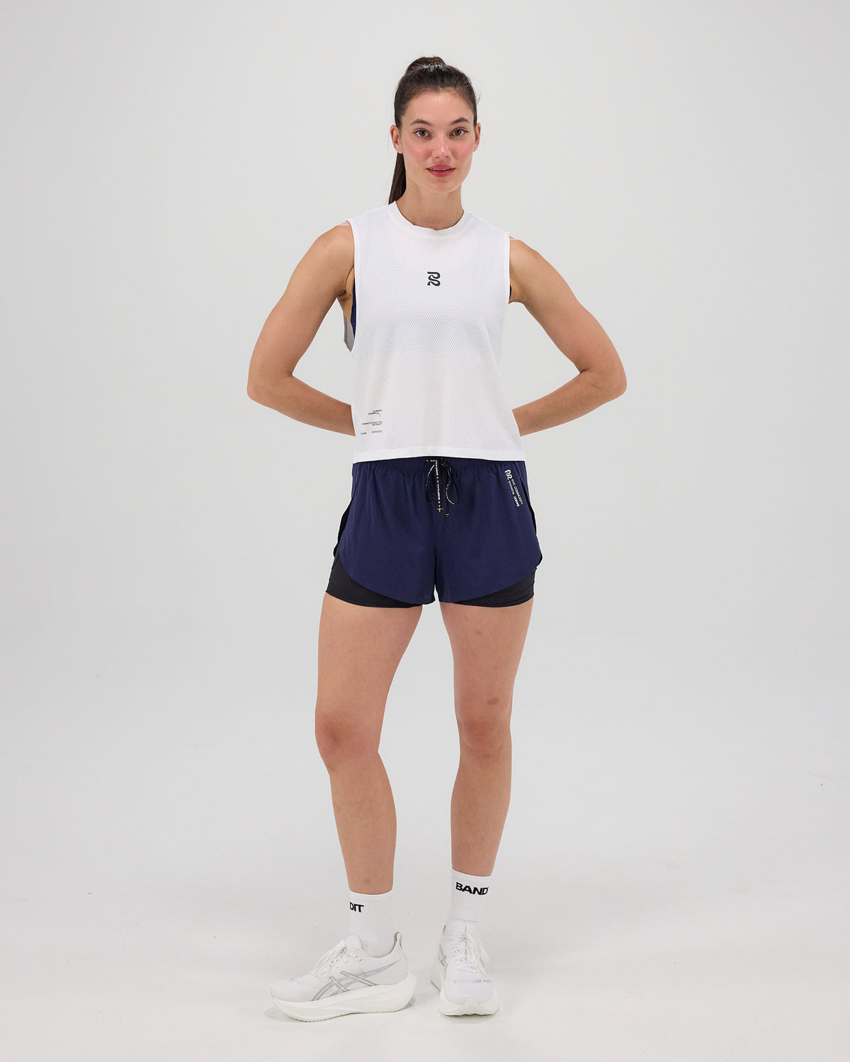 Women's Micromesh™ Run Tank - White