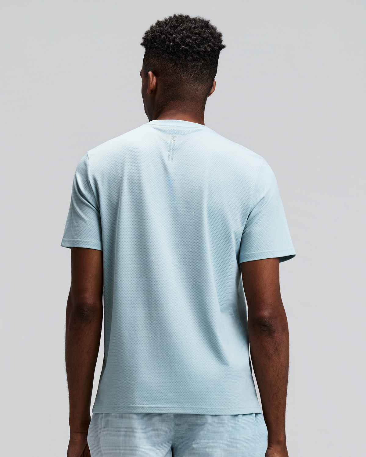 Men's Micromesh™ Short Sleeve Run Tee - Lagoon