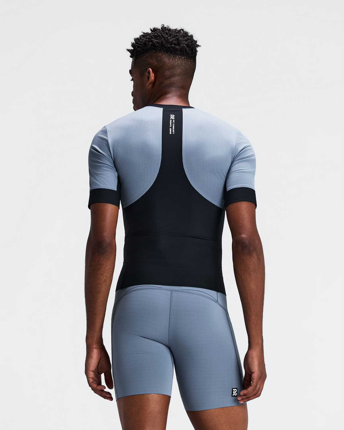 Men's GeoMesh™ 2-Way Zip Race Top - Steel Horizon