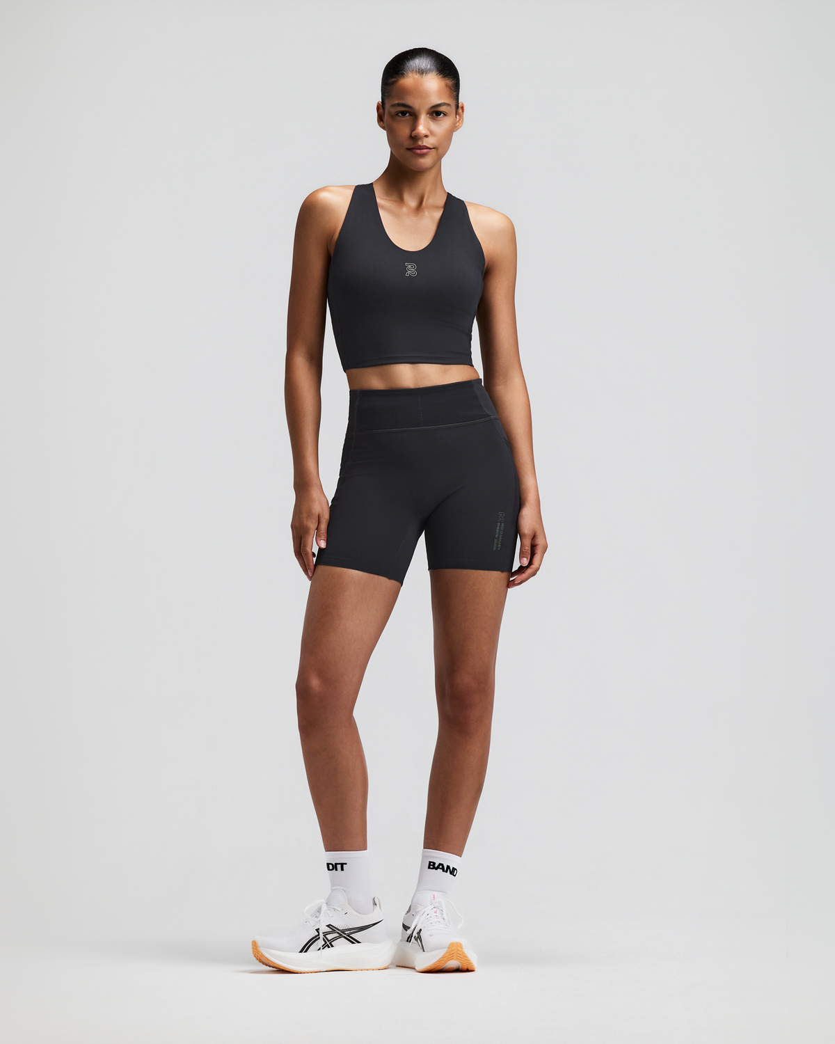 Women's Vanisher™ V-Neck Race Crop - Anthracite