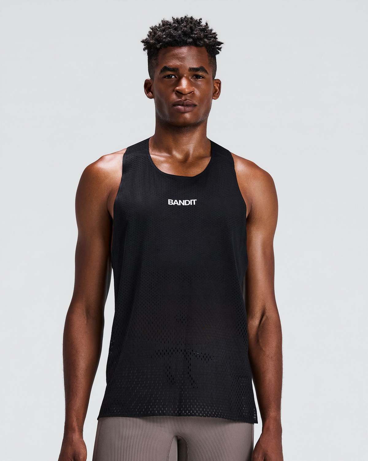 Men's Shredder™ Race Singlet - Black