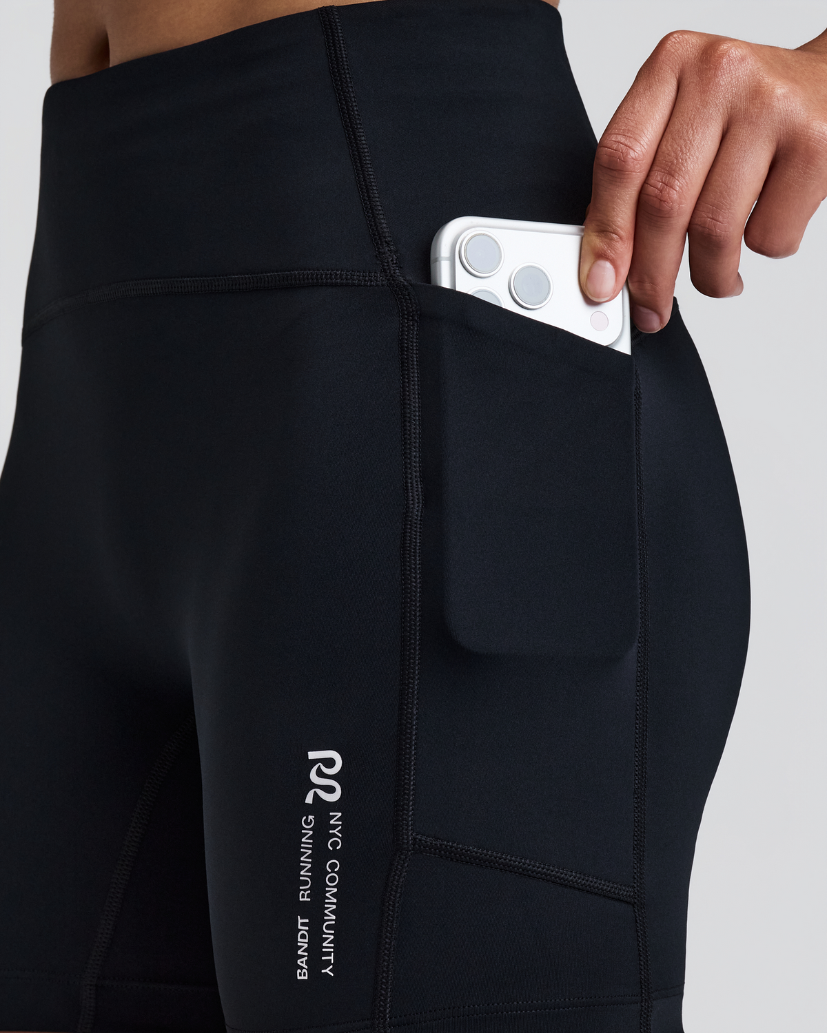 Women's Stamina™ High Waist 5" Compression Shorts - Black