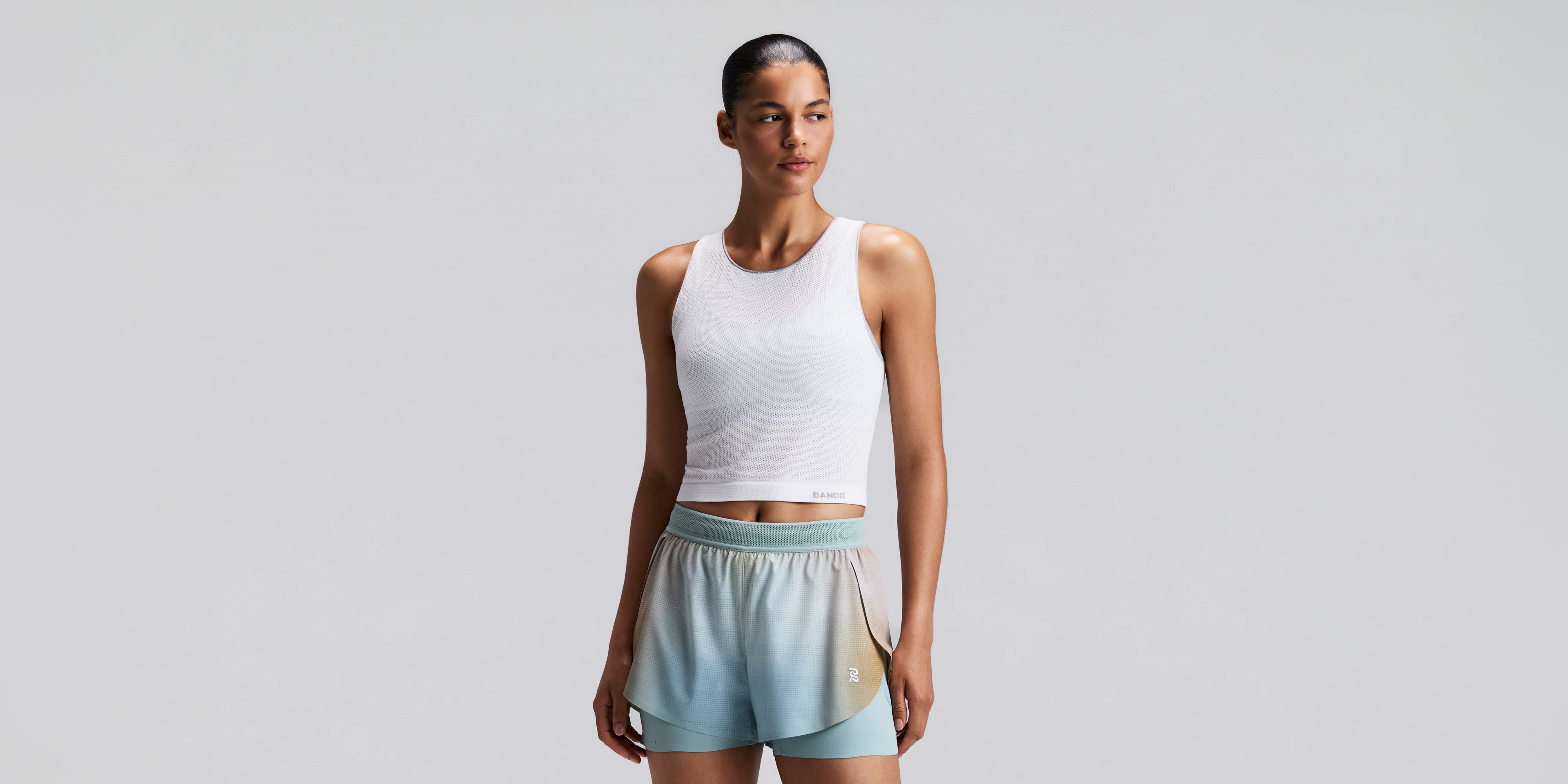 Women's StretchKnit™ Pop Stitch™ Run Tank - White
