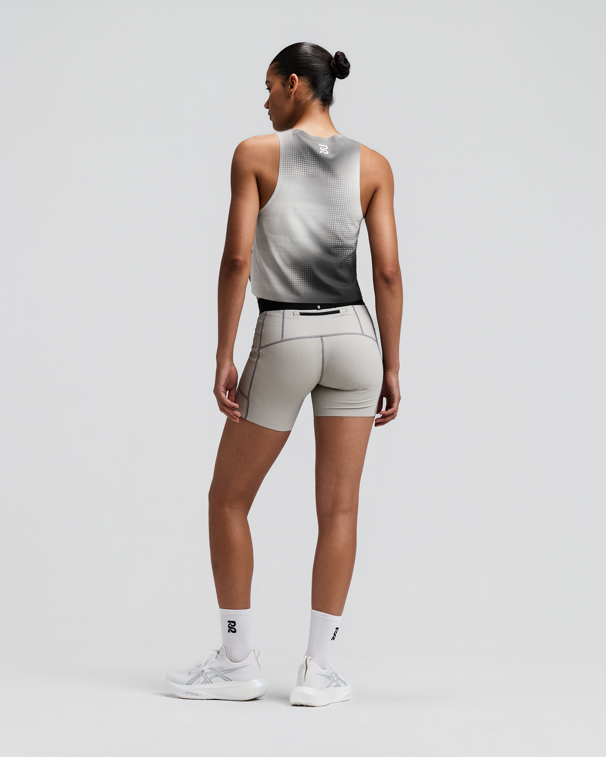 Women's CoolGrid™ Race Singlet - Slate Multi