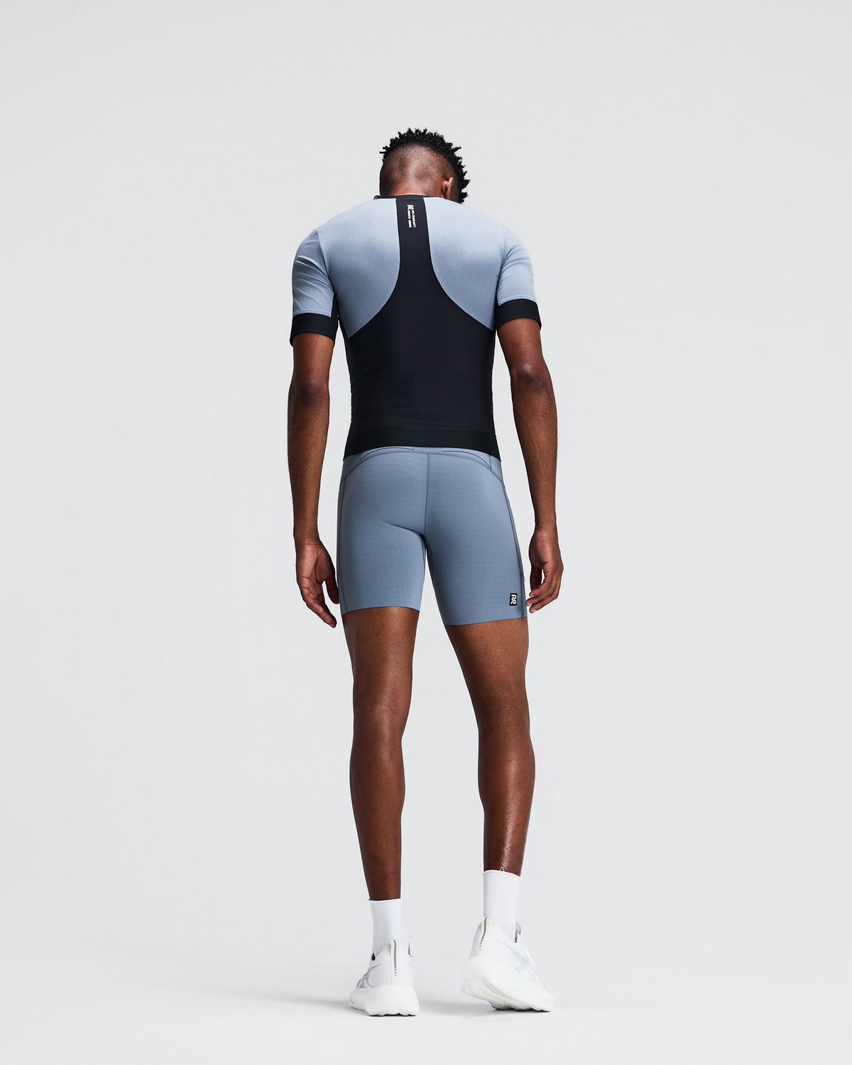 Men's GeoMesh™ 2-Way Zip Race Top - Steel Horizon