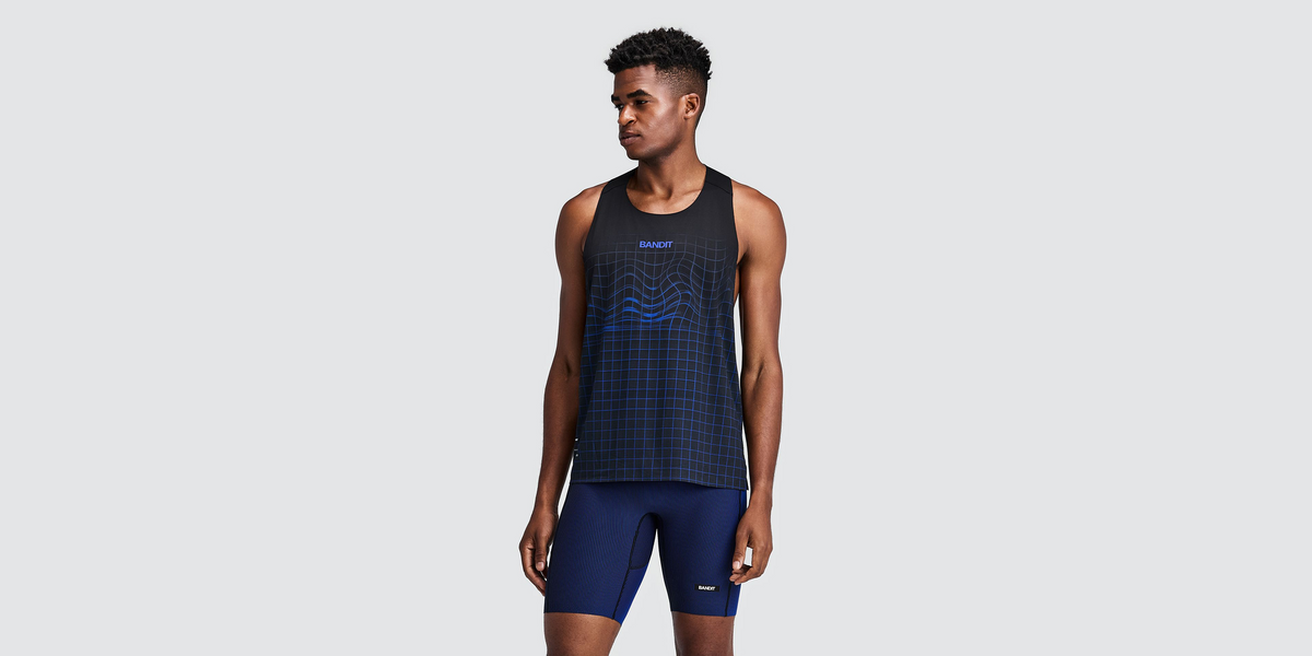 Men's Specter™ Race Singlet with Flopack™ - Bauhaus Blue