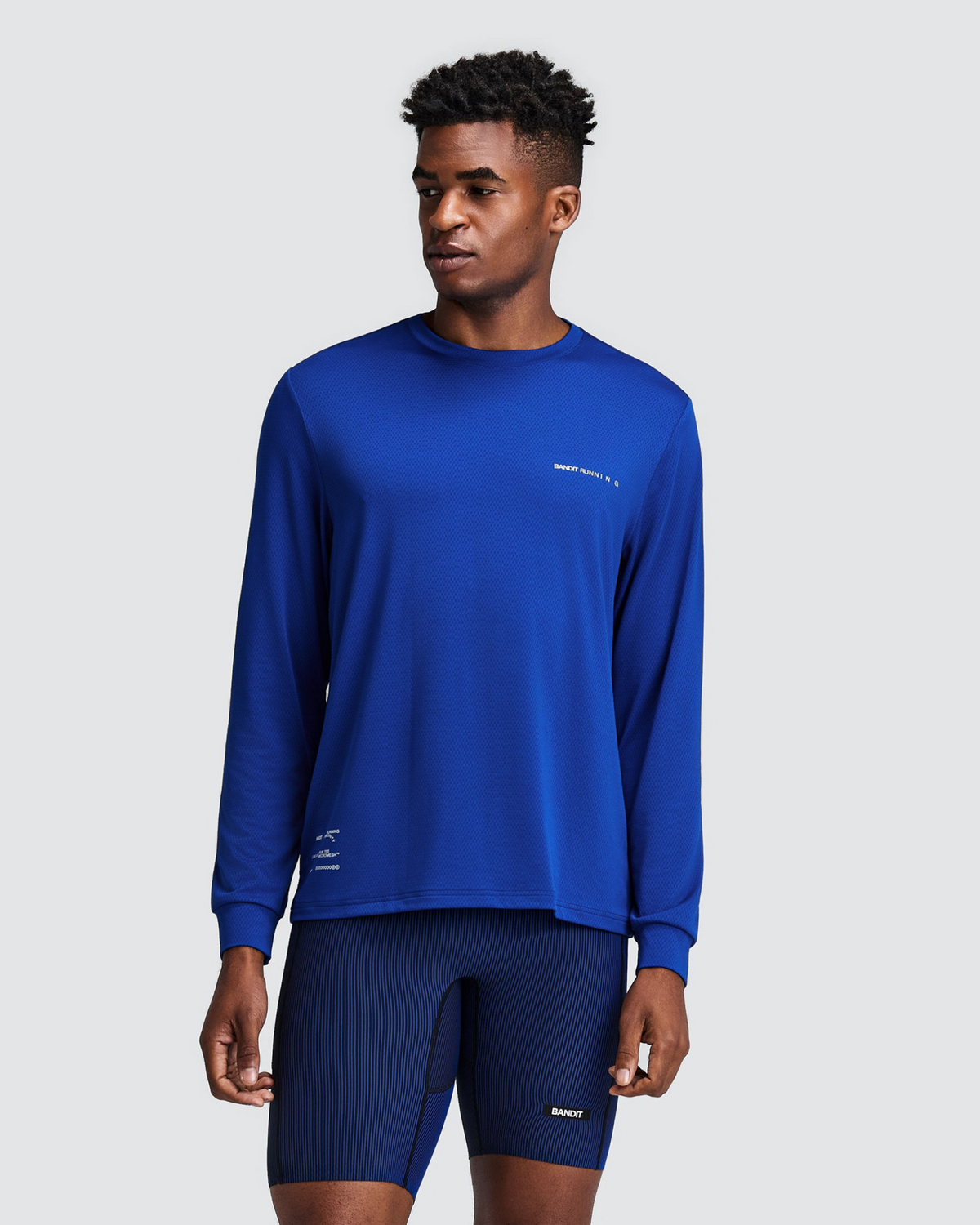 Men's Micromesh™ Long Sleeve - Bauhaus Blue