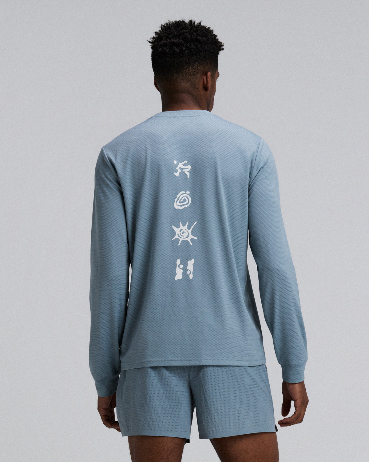 Men's Micromesh™ Long Sleeve - Tranquil Blue