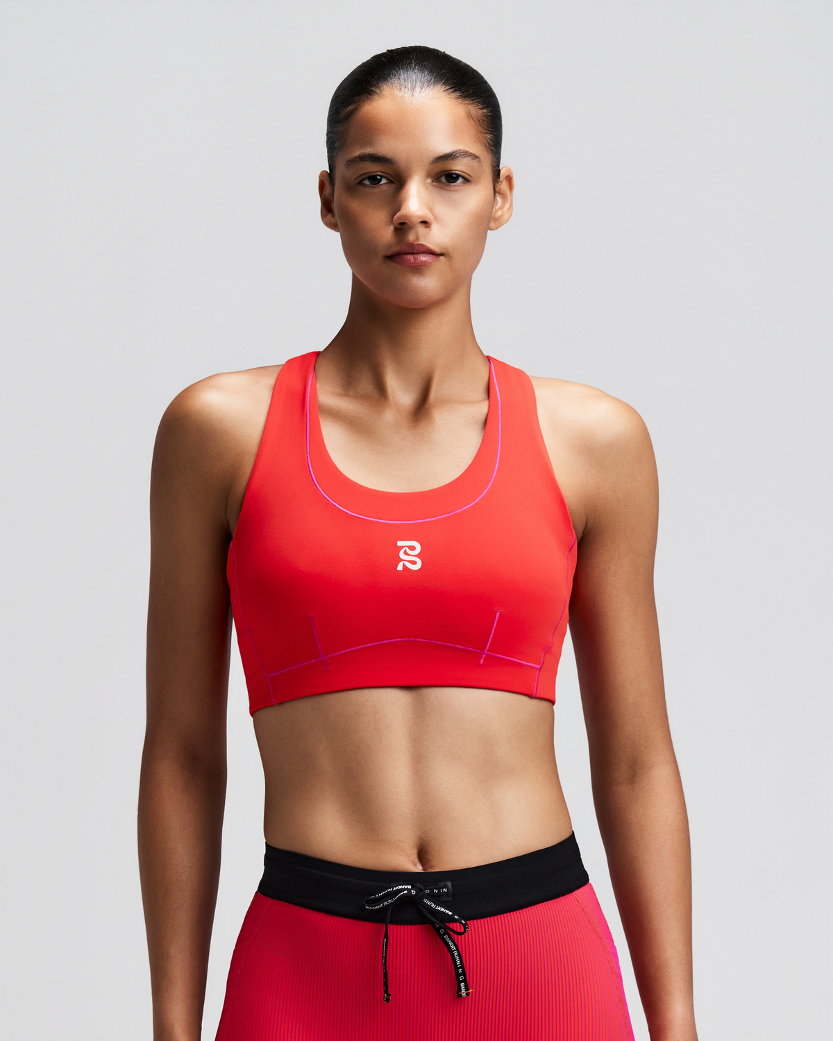 Women's Vanisher™ Pop Stitch™ Arco Run Bra - Poppy