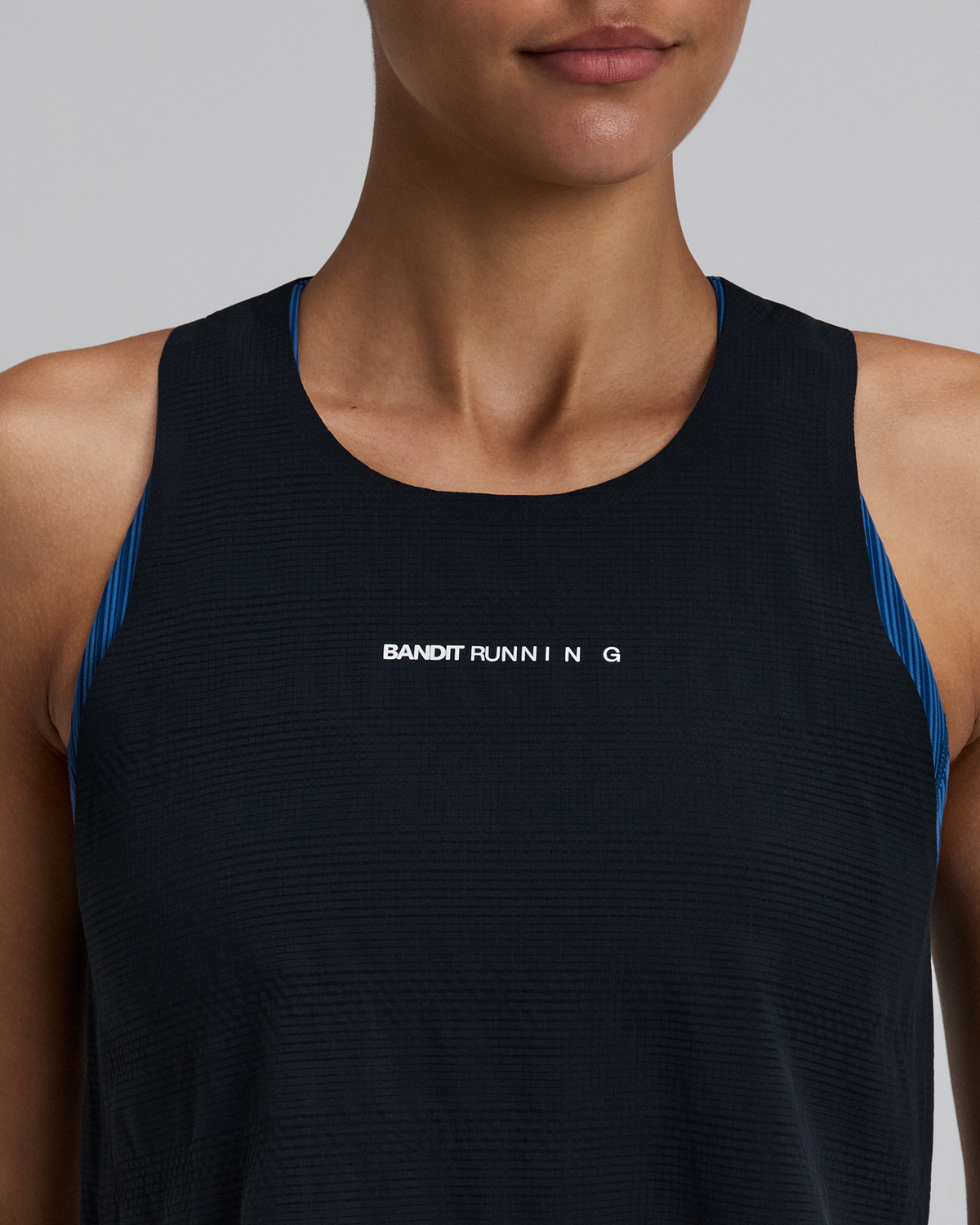 Women's CoolGrid™ Race Singlet - Black