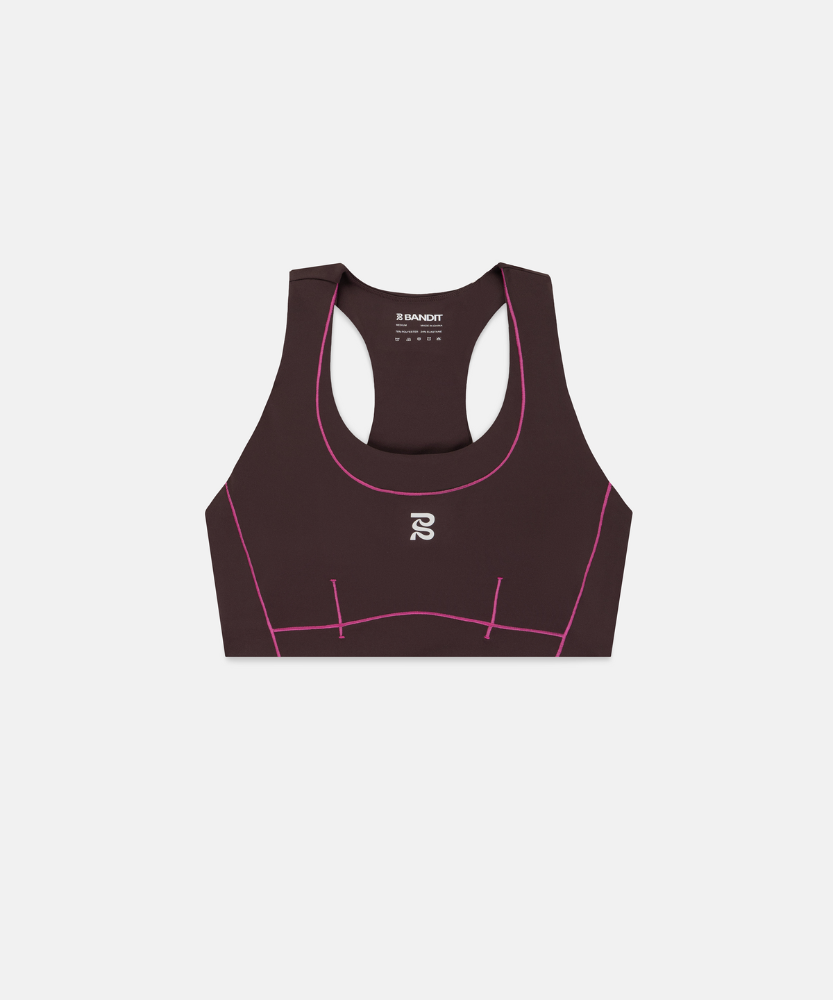 Women's Vanisher™ Pop Stitch™ Arco Run Bra - Espresso