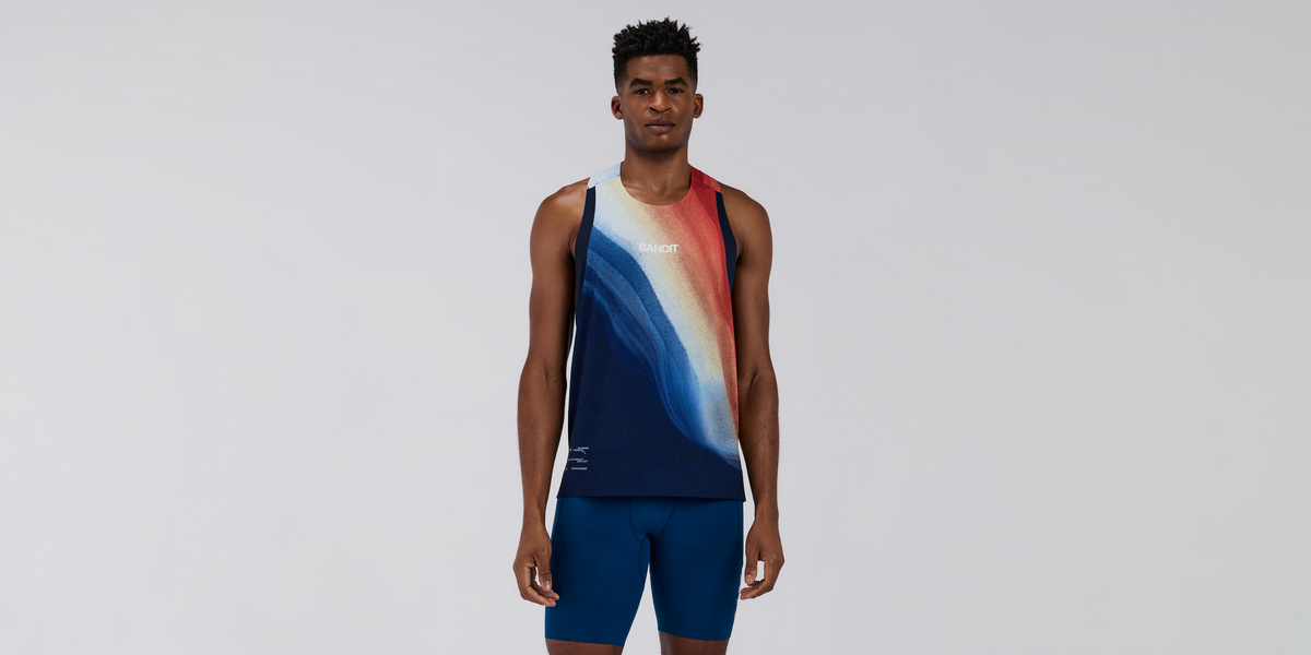 Men's Specter™ Race Singlet - Thermal Field Rusted Apricot