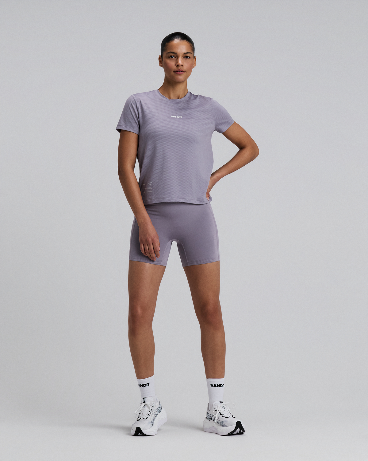 Women's Micromesh™ Run Tee - Violet Fog