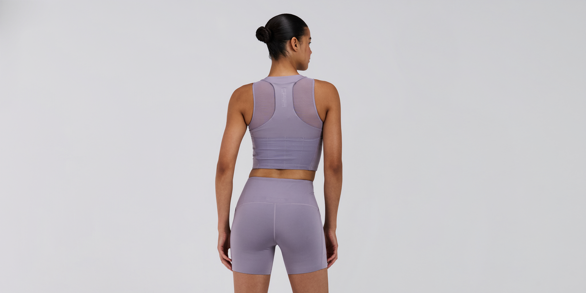 Women's Stamina-V™ Lyra Race Crop - Violet Fog