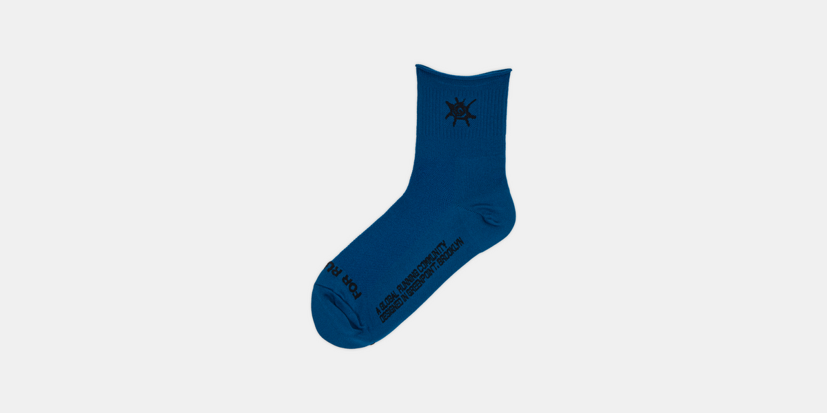 Lite Run™ Ribbed Quarter Socks - Aegean (2 Pack)