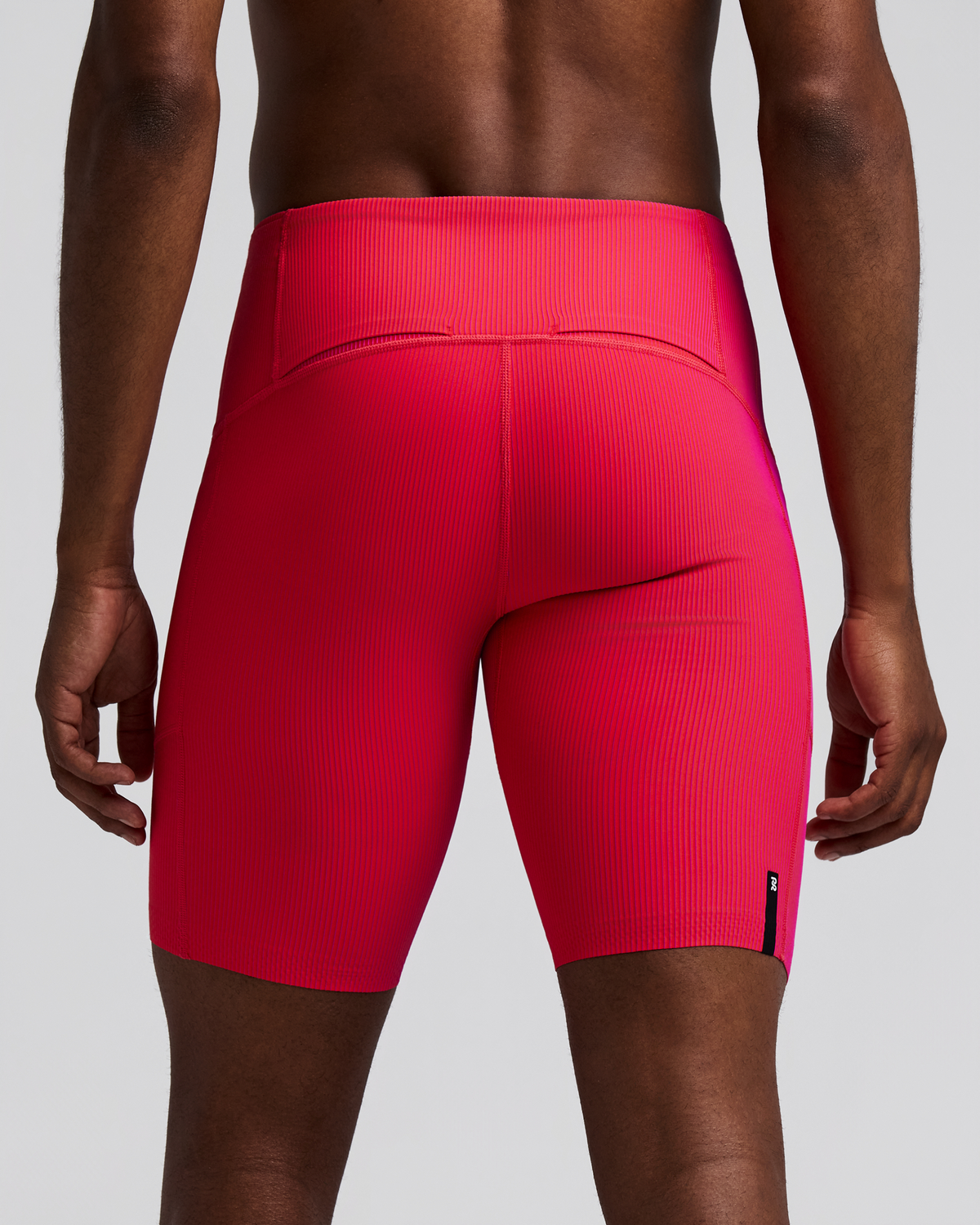 Men's Striped Cadence™ Half Tights - Poppy / Azalea