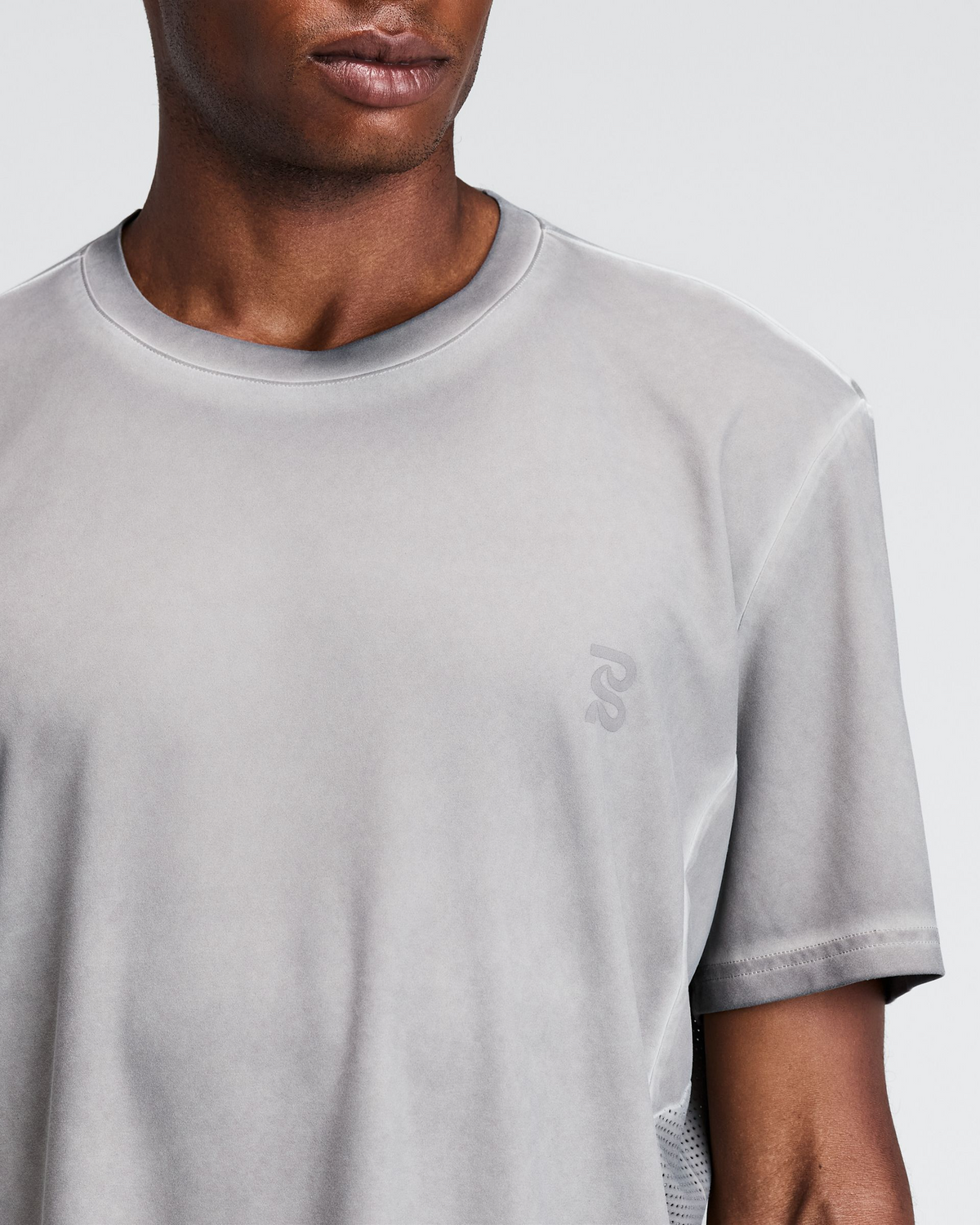 Men's FrioSoft™ Perforated Box Tee - Concrete Taupe