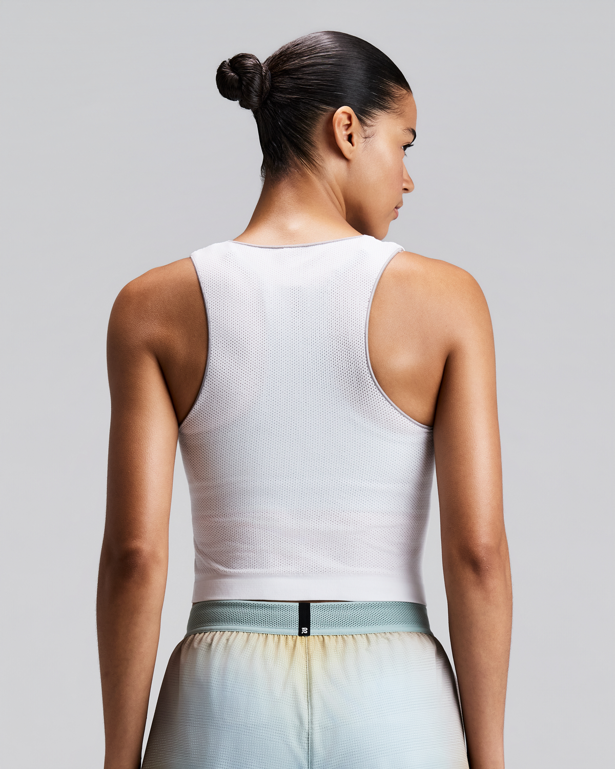 Women's StretchKnit™ Pop Stitch™ Run Tank - White