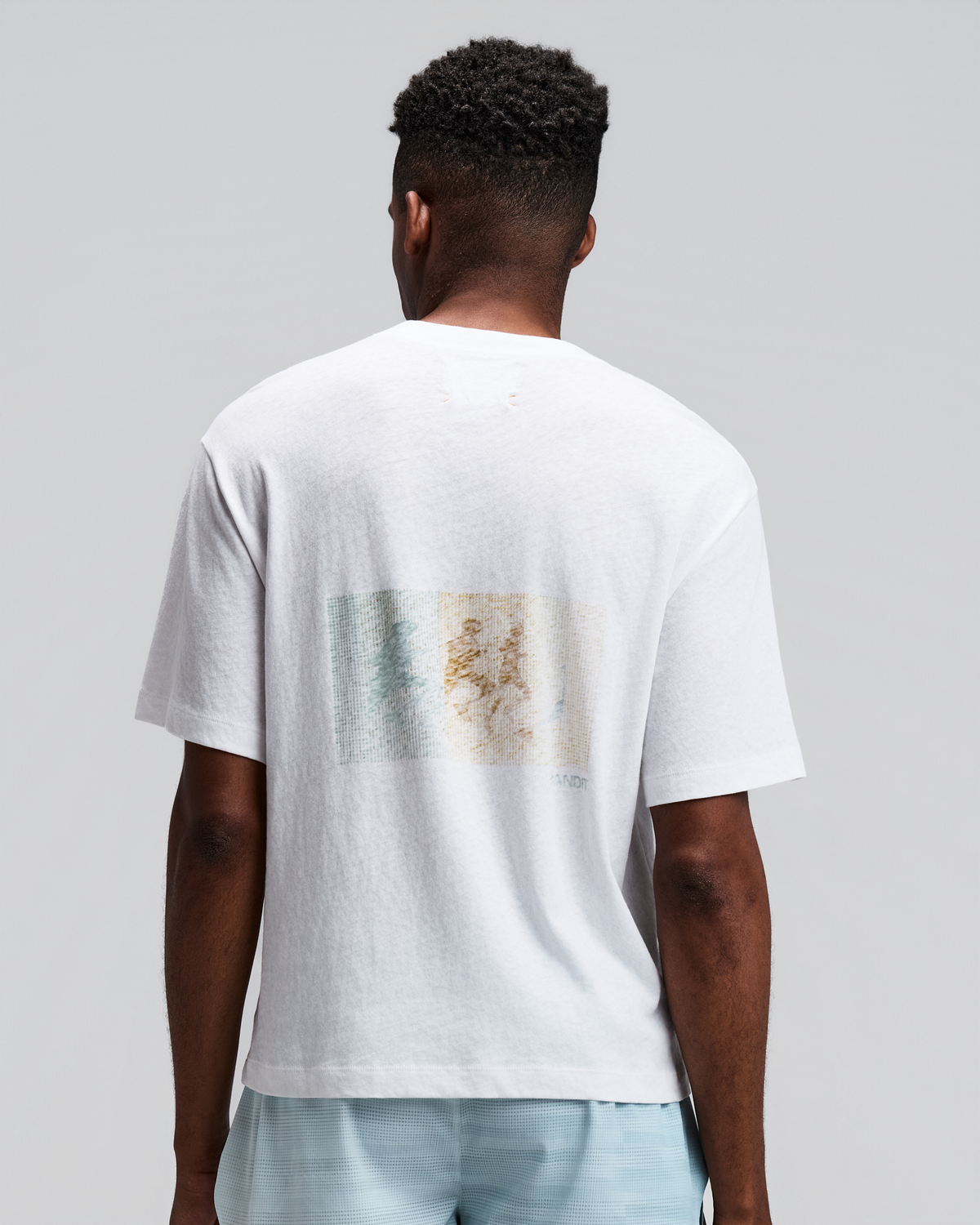 Unisex Lightweight Cotton Hemp Box Tee - Gilardi Gradient Runners
