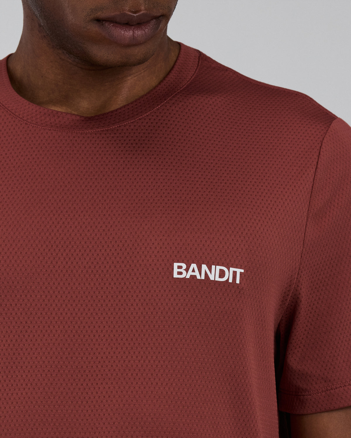 Men's Micromesh™ Run Tee - Mahogany