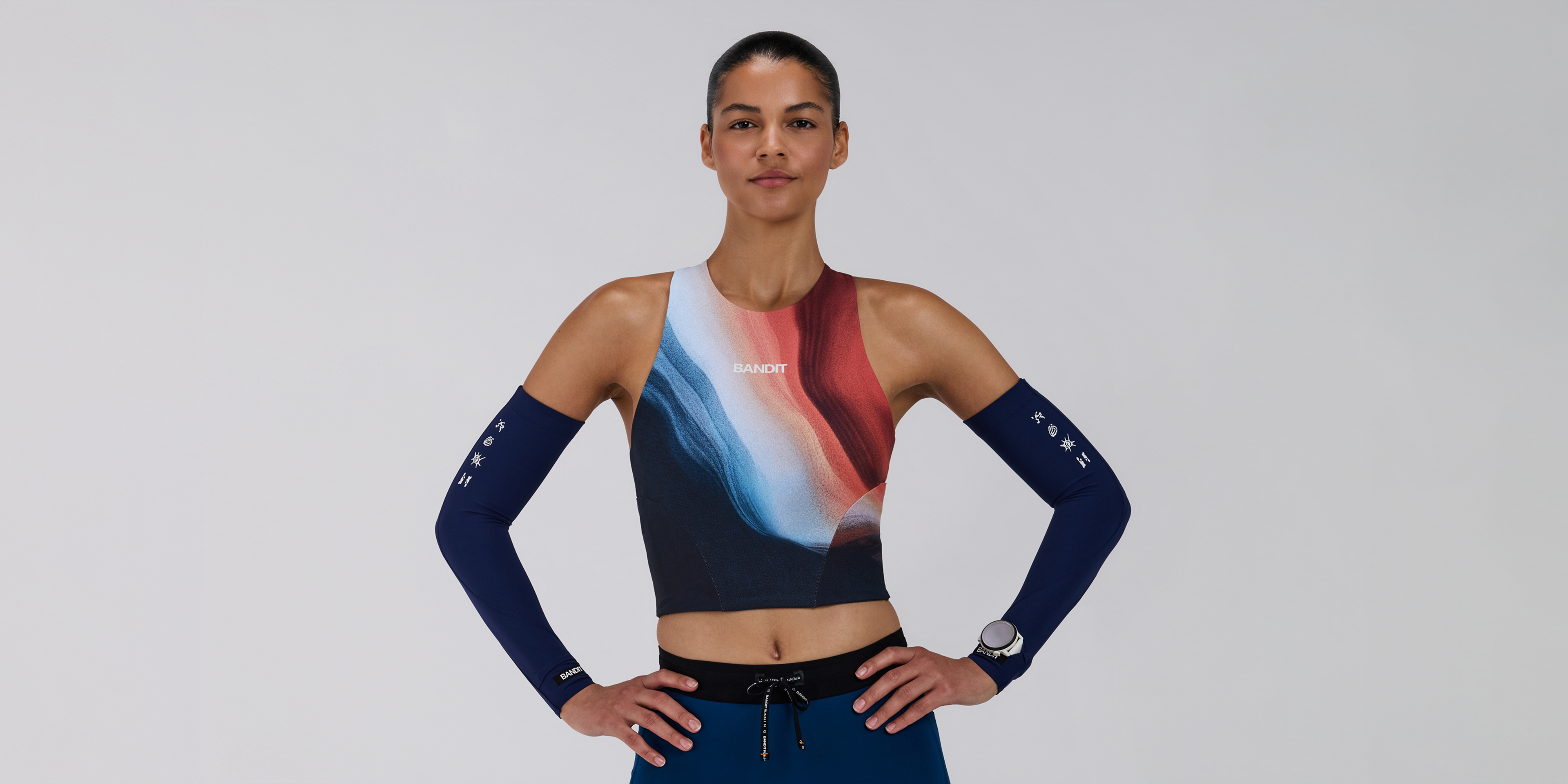 Women's Stamina™ Race Crop - Thermal Field Rusted Apricot