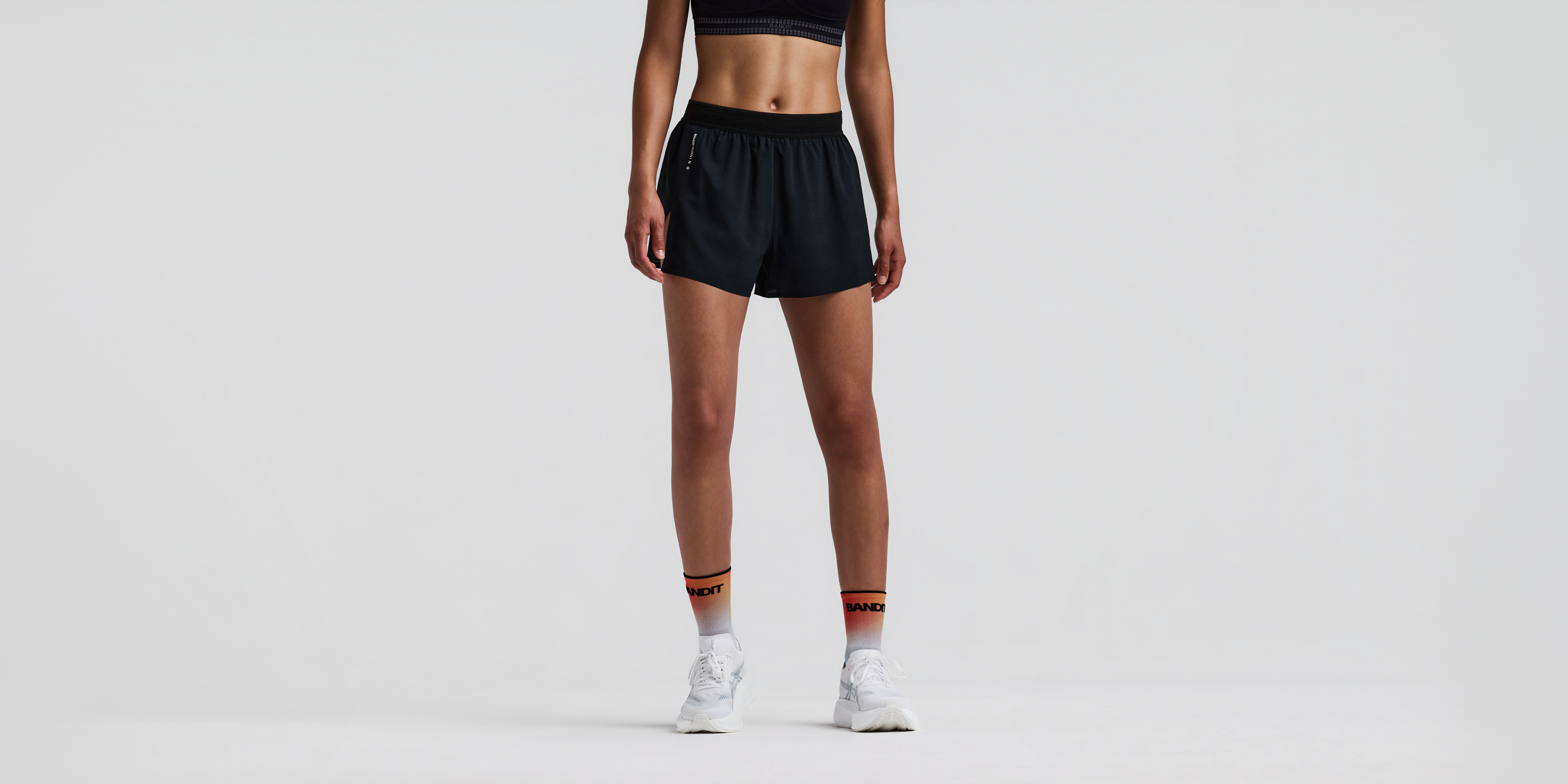 Women's CoolGrid™ 3" Split Shorts - Black