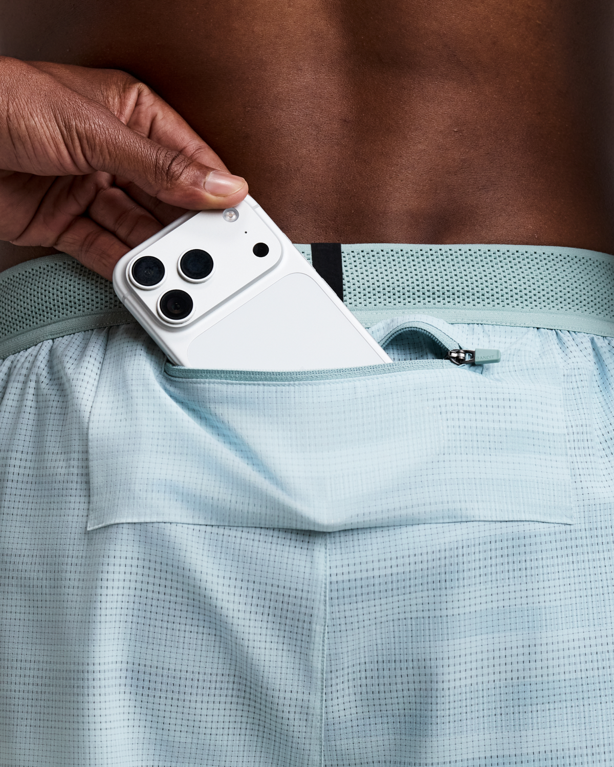 Men's CoolGrid™ 3" Split Short - Uneven Gradient - Lagoon / Mist